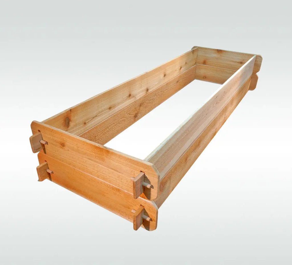 Timberlane Gardens Raised Garden Bed Kit Double Deep (Two 2x6) Select Cedar Timberlane Gardens