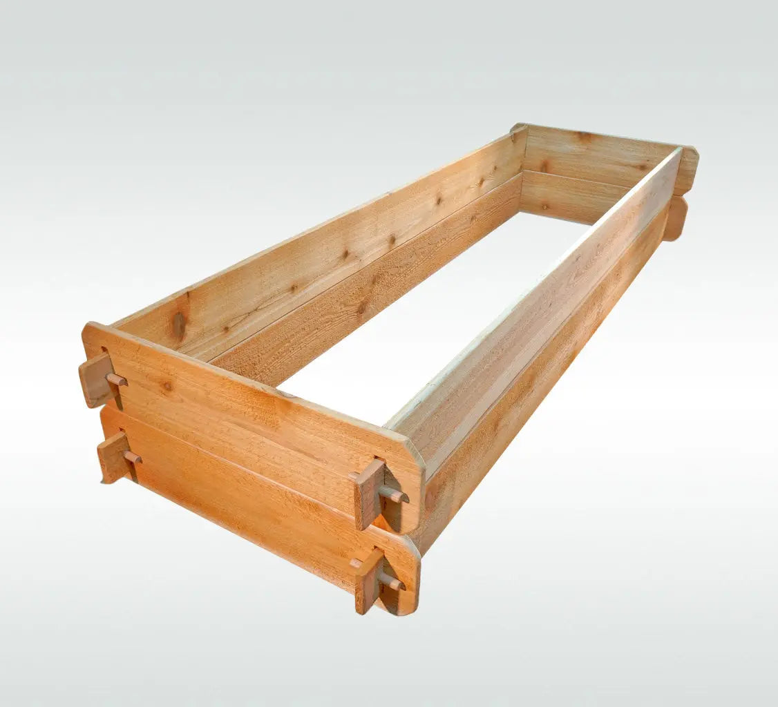 Timberlane Gardens Raised Garden Bed Kit Double Deep (Two 2x6) Select Cedar Timberlane Gardens