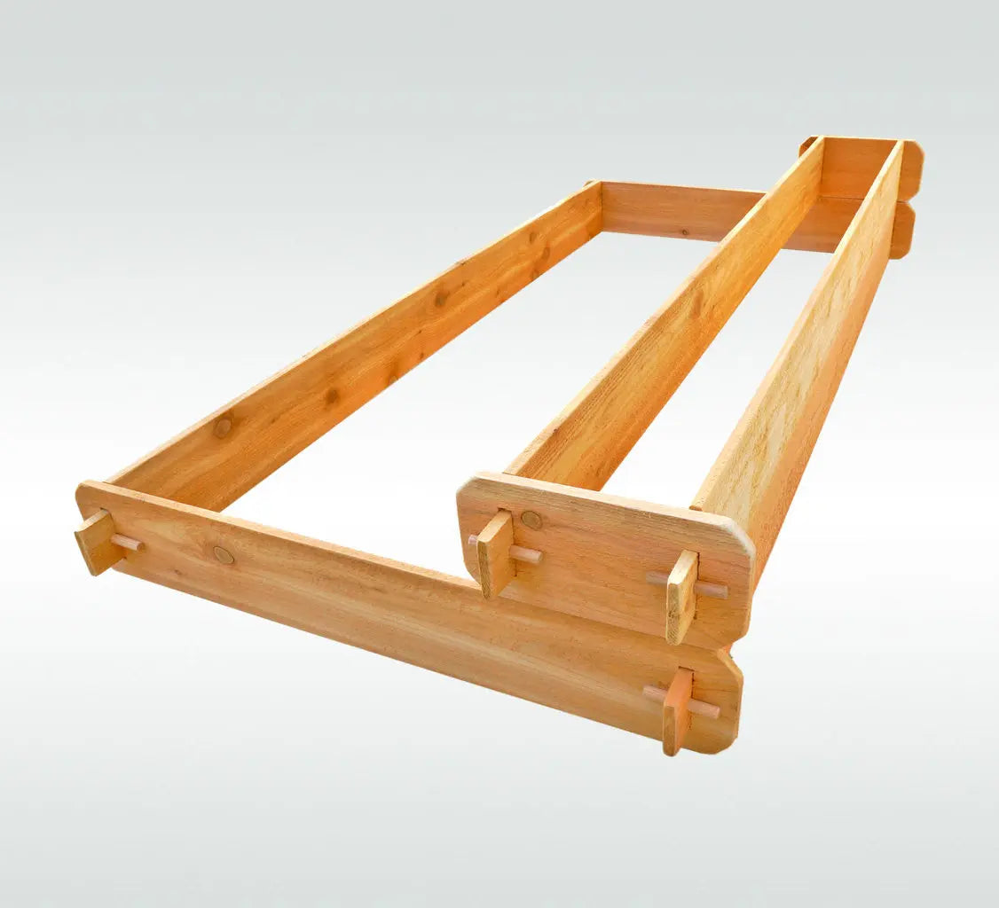 Timberlane Gardens Raised Garden Bed Kit 2 Tiered (1x6 3x6) Select Cedar Timberlane Gardens