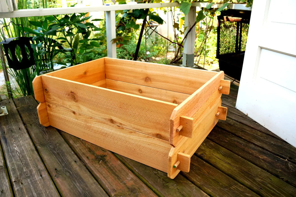 Timberlane Gardens Raised Garden Bed Kit Double Deep (Two 2x3) Select Cedar Timberlane Gardens