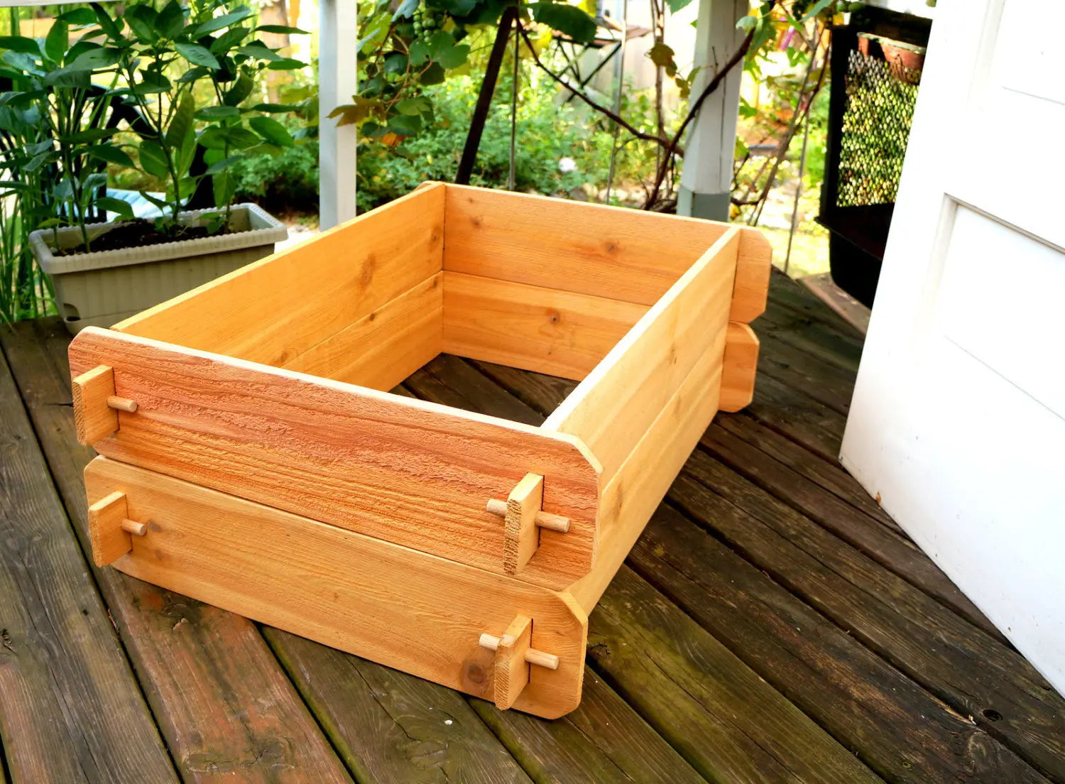 Timberlane Gardens Raised Garden Bed Kit Double Deep (Two 2x3) Select Cedar Timberlane Gardens