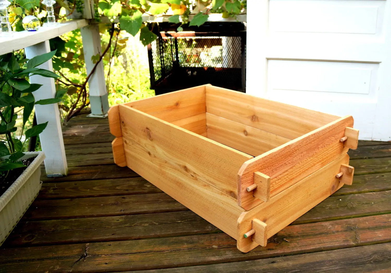 Timberlane Gardens Raised Garden Bed Kit Double Deep (Two 2x3) Select Cedar Timberlane Gardens