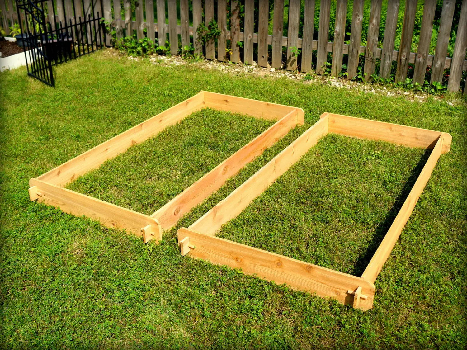 Timberlane Gardens Raised Garden Bed Kit Set (Two 3x6) Select Cedar Timberlane Gardens