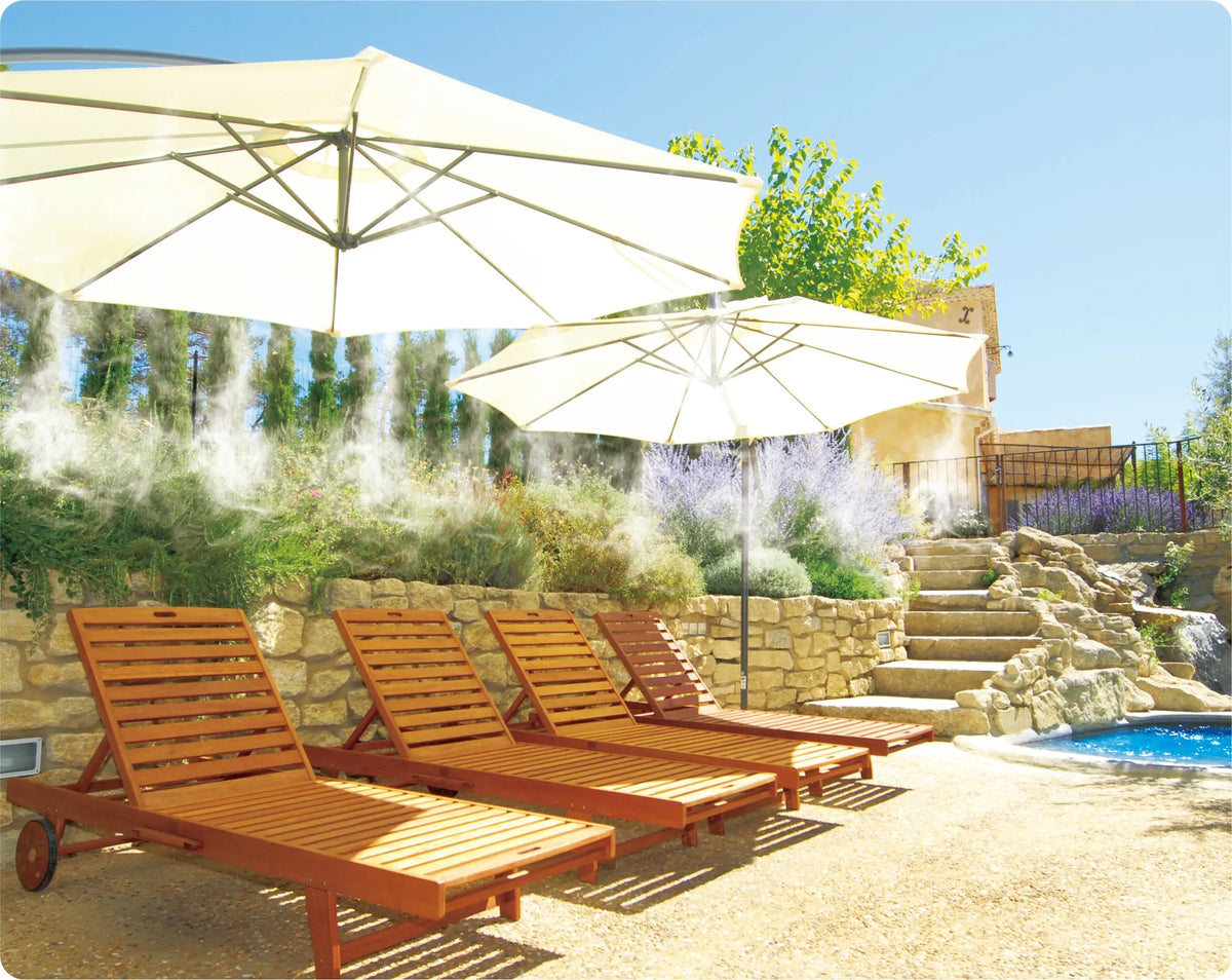 Sunneday 30 ft 5/16" Portable Patio Umbrella Misting Kit Sunneday