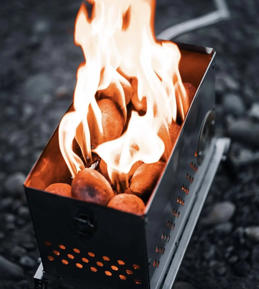 Hekla Combo: Stainless steel perfection to last a lifetime LavaBox Portable Campfire