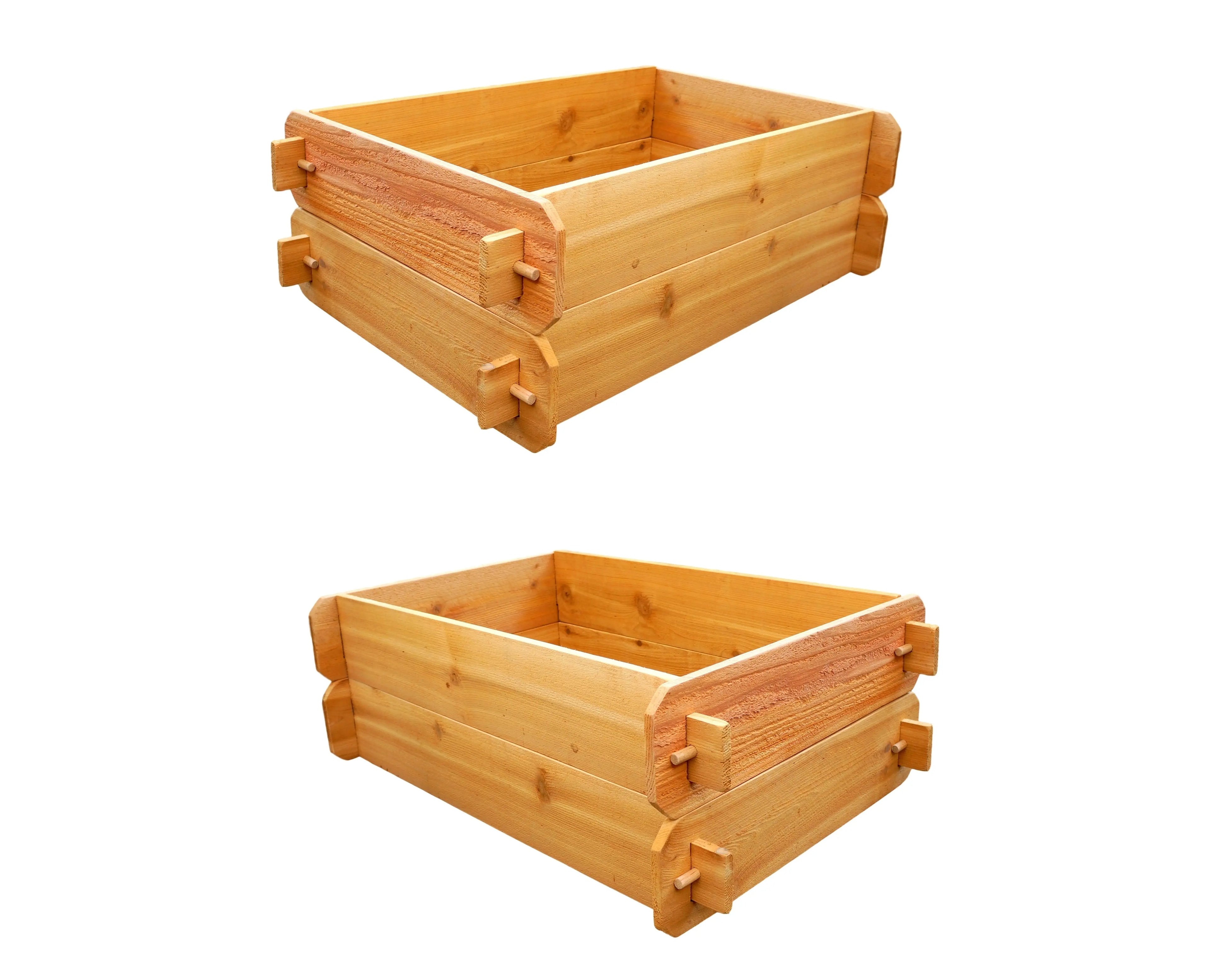 SET OF 2 Timberlane Gardens Easy Raised Garden Bed Kits Double. Deep. Select Cedar. Mortise & Tenon. 2' W x 3' L Timberlane Gardens