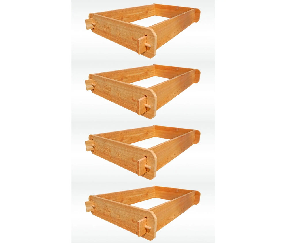 SET OF 2 Timberlane Gardens Easy Raised Garden Bed Kits Double. Deep. Select Cedar. Mortise & Tenon. 2' W x 3' L Timberlane Gardens