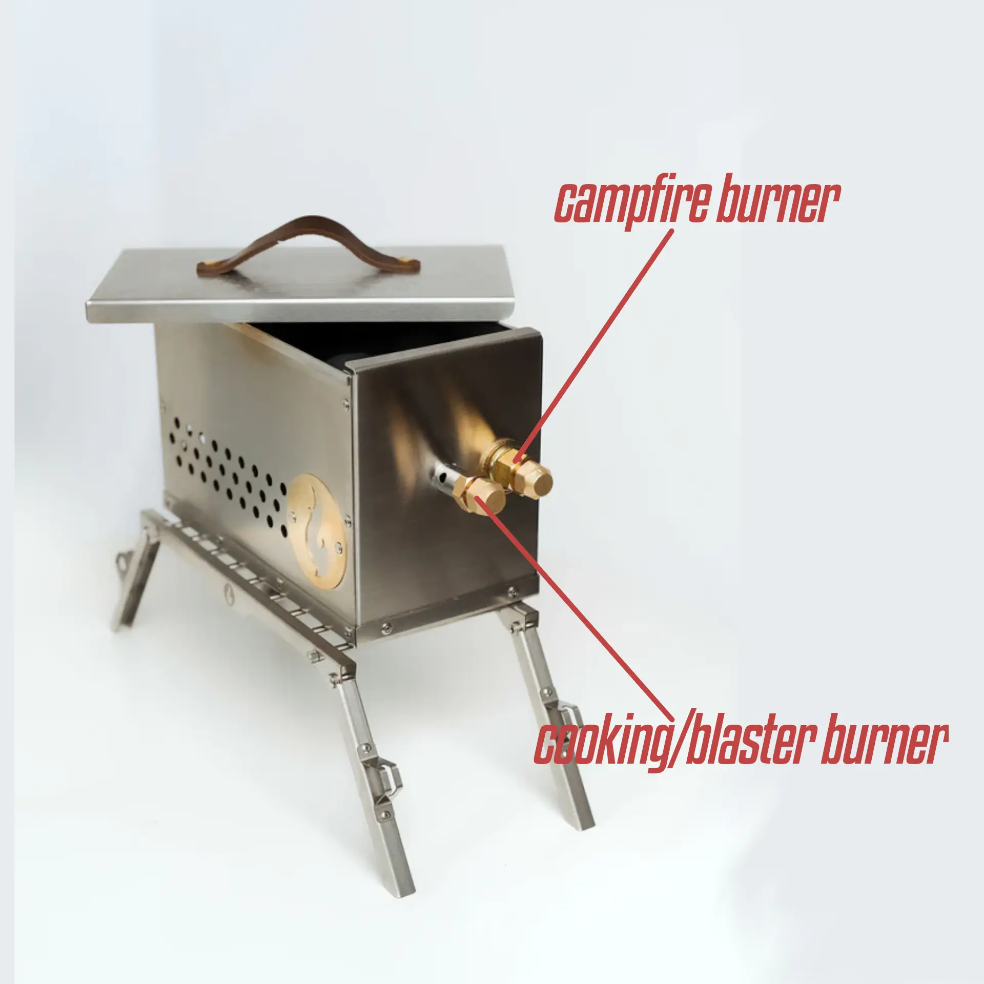 Hekla Combo: Stainless steel perfection to last a lifetime LavaBox Portable Campfire