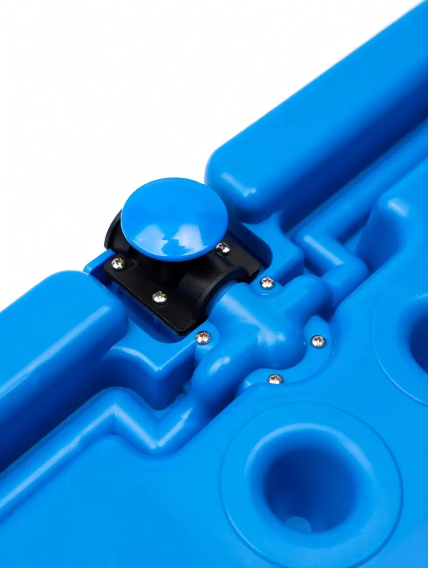 Sunneday Splash Pad for Kids | Oscillating Water Sprinkler | Backyard Summer Fun | Blue - Sunneday LLC